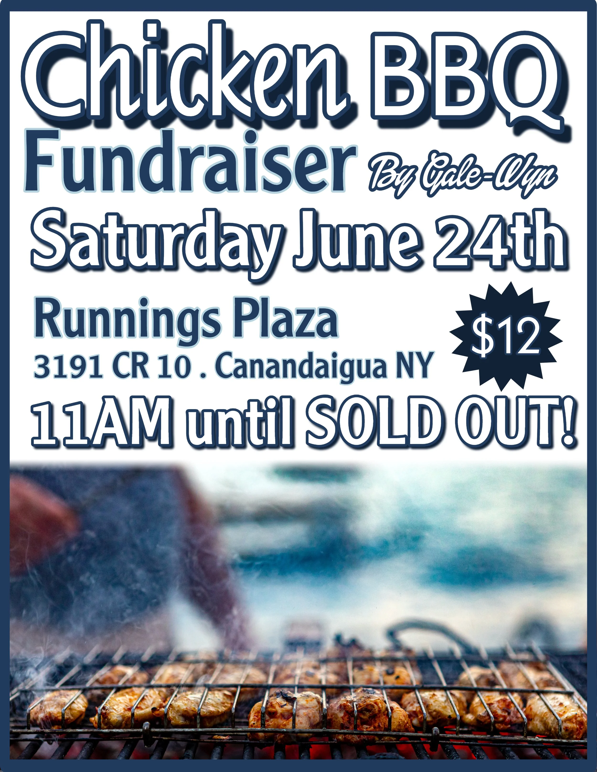 Chicken BBQ Fundraiser — Ontario County Humane Society, Happy